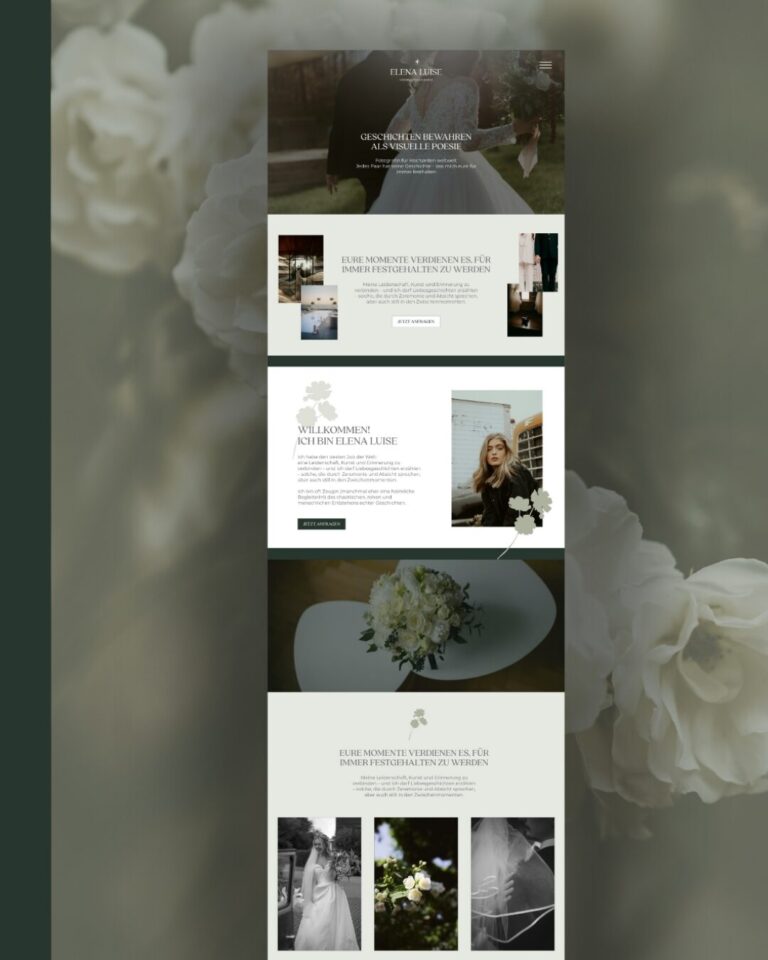 Webdesign für Fotografinnen